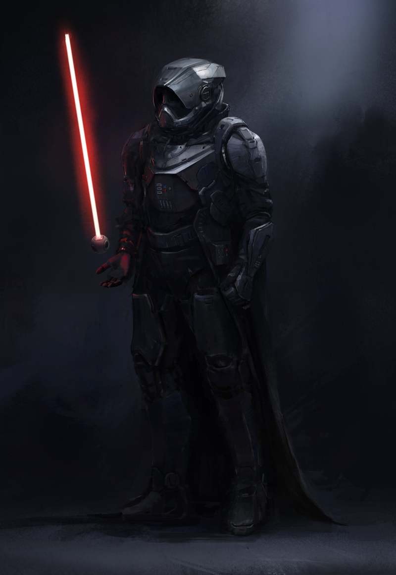 Illustration for article titled A Cool Darth Vader Re-Design, Complete With... A Mini-Death Star?